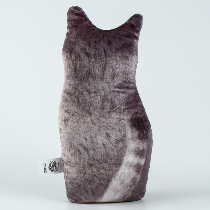 Игрушка-антистресс &laquo;Серый кот&raquo;, 19х28 см