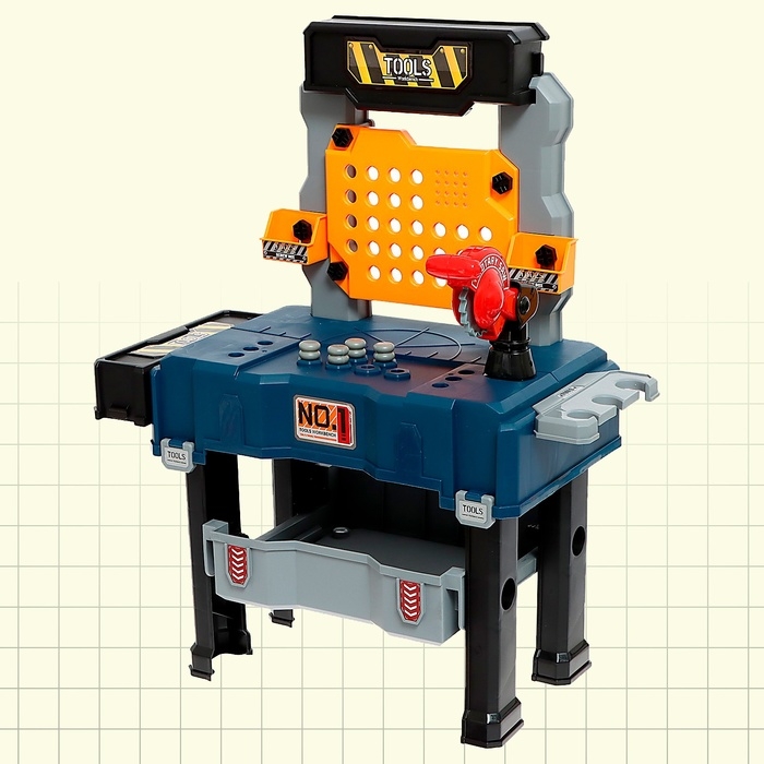 Игровой модуль 2 в 1 &laquo;Чемодан мастера&raquo;, 65 элементов