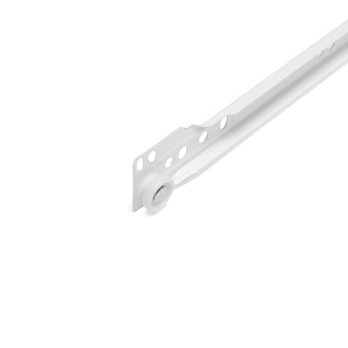 Роликовые направляющие ТУНДРА, L=400 мм, толщина 0,8 мм, белые, 2 шт. Роликовые направляющие ТУНДРА, L=400 мм, толщина 0,8 мм, белые, 2 шт.