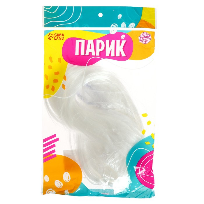 Карнавальный парик &laquo;Красотка&raquo;, цвет белый