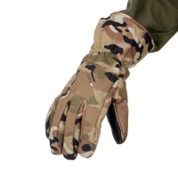 Перчатки тактические "Storm tactic" утепленные, размер - M, мультикам Перчатки тактические "Storm tactic" утепленные, размер - M, мультикам
