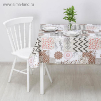 Клеёнка на стол &laquo;Изобилие&raquo;, на тканевой основе, ширина 137 см, рулон 20 метров, толщина 0,22 мм