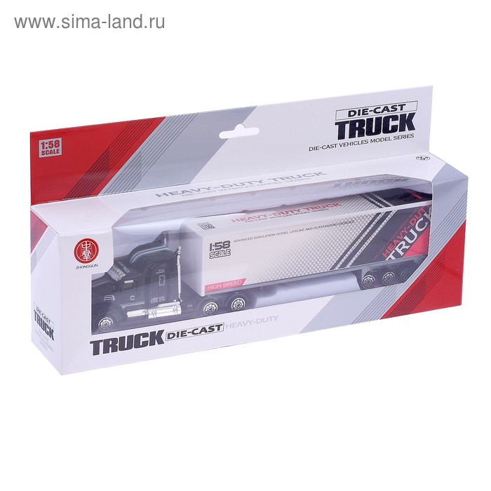 Грузовик металлический &laquo;Дальнобойщик&raquo;, 1:58