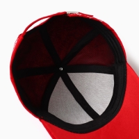 Кепка мужская MINAKU с надписями, цвет красный, р-р 58 Кепка мужская MINAKU с надписями, цвет красный, р-р 58