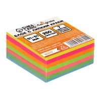 Блок с липким краем 51 мм х 51 мм, 250 листов, 7 цветов пастельные+флуоресцентные Блок с липким краем 51 мм х 51 мм, 250 листов, 7 цветов пастельные+флуоресцентные