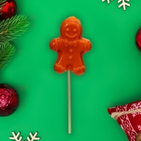 Новый год. Карамель леденцовая фигурная Sweet Ness "Пряничный человечек", 30 г Новый год. Карамель леденцовая фигурная Sweet Ness "Пряничный человечек", 30 г