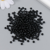 Бисер стекло 6/0 "Чёрный" 450 гр Бисер стекло 6/0 "Чёрный" 450 гр