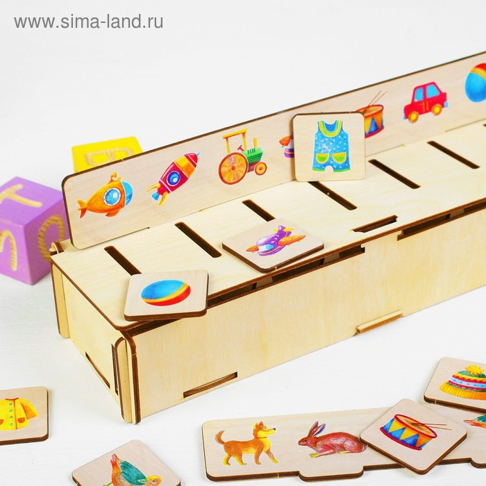 Сортер &laquo;Животные, игрушки, одежда&raquo;