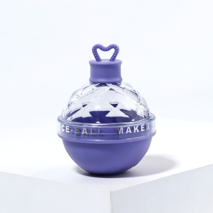 Форма для криомассажёра &laquo;Сфера&raquo;, 7 &times; 9 см, цвет фиолетовый