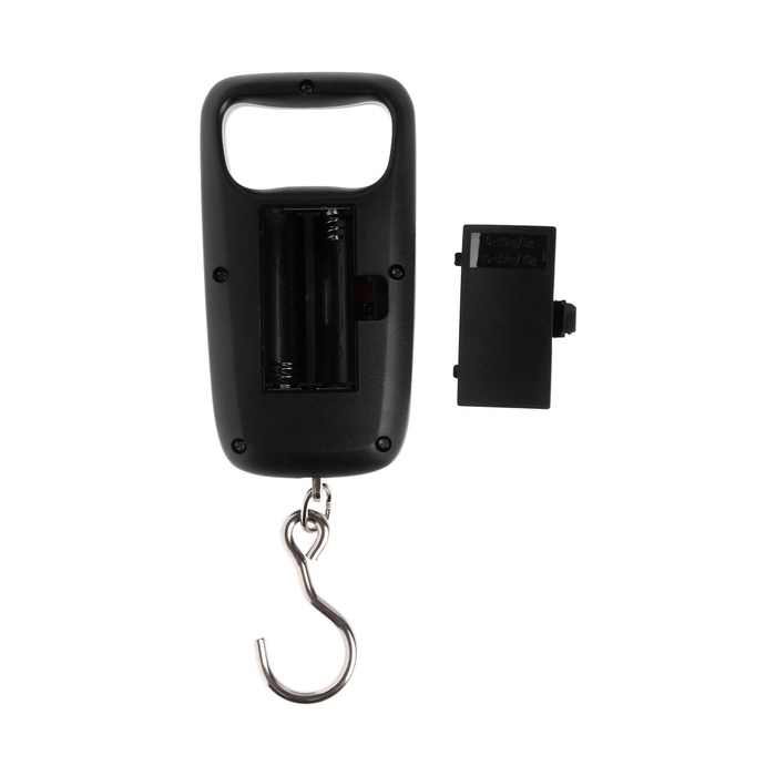 Весы-безмен Luazon LVU-07, электронный, до 50 кг, точность до 10 г, подсветка, чёрный