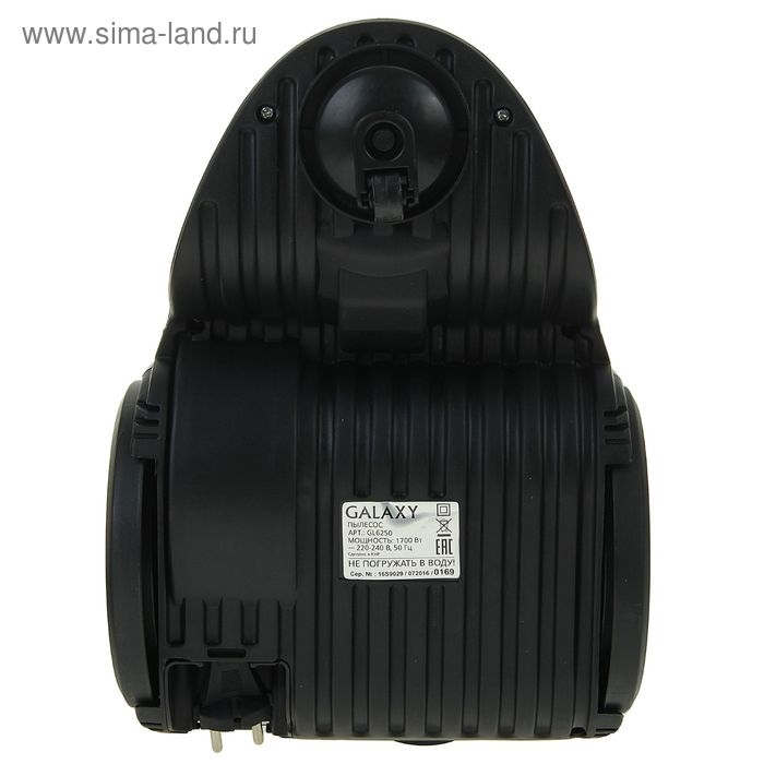 Пылесос Galaxy GL 6250, 1700/400 Вт, 3 л, НЕРА-фильтр, фиолетовый Пылесос Galaxy GL 6250, 1700/400 Вт, 3 л, НЕРА-фильтр, фиолетовый