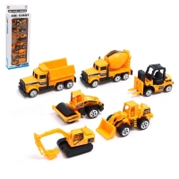 Набор металлических машин &laquo;Строительная техника&raquo;, 6 шт.
