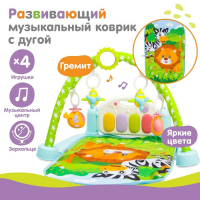 Развивающий коврик музыкальный «Мадагаскар», с пианино, 72х44х0,5 см. Развивающий коврик музыкальный «Мадагаскар», с пианино, 72х44х0,5 см.