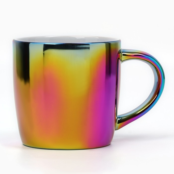 Кружка керамическая &laquo;Мир в твоих руках&raquo;, 300 мл, цвет фиолетовый