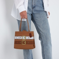 Сумка женская, тоут на молнии, цвет коричневый Сумка женская, тоут на молнии, цвет коричневый