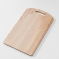 Нaбор досок разделочных на подставке с ручкой Доляна, 3 шт: 35&times;22 см, 32&times;20 см, 31&times;18 см, массив берёзы