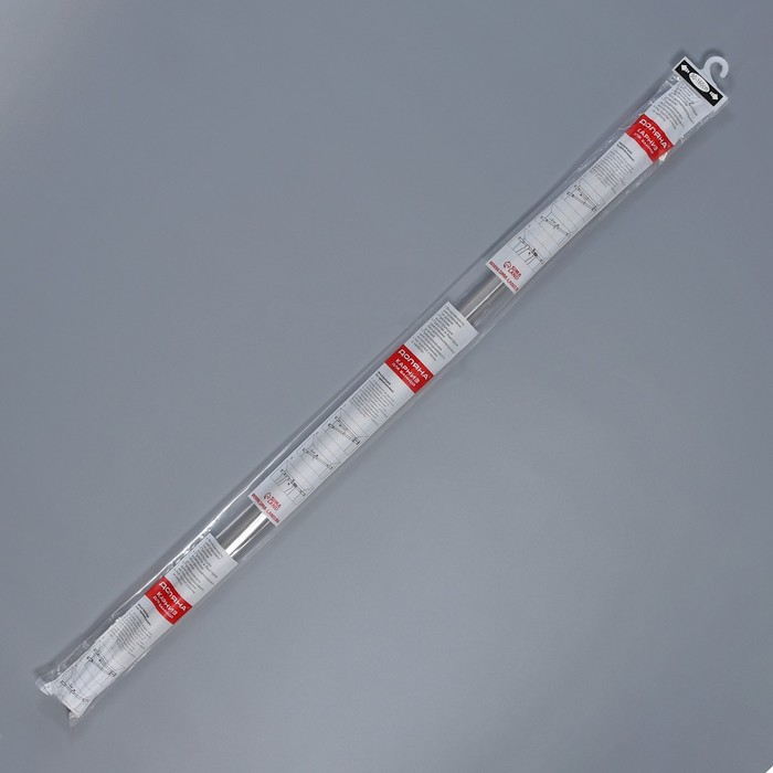 Карниз для ванной Доляна, телескопический, d=3,2 см, 90-160 см, стальной