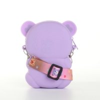 Сумка детская для девочки на молнии &laquo;Выбражулька&raquo;, цвет сиреневый