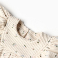 Платье с дл. рукавом Крошка Я Wildflowers, рост 92-98 см, бежевый Платье с дл. рукавом Крошка Я Wildflowers, рост 92-98 см, бежевый