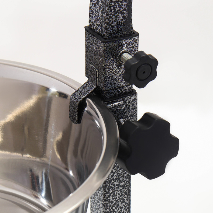 Регулируемая разноуровневая подставка 40 см с 2 мисками по 4 л Регулируемая разноуровневая подставка 40 см с 2 мисками по 4 л