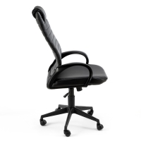 Кресло руководителя &laquo;КВЕСТ ультра&raquo;, экокожа черное