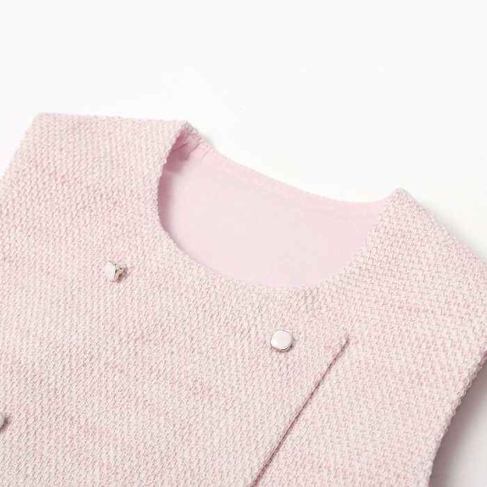 Жилетка для девочки, MINAKU :Party Dress, цвет розовый, рост 128 см