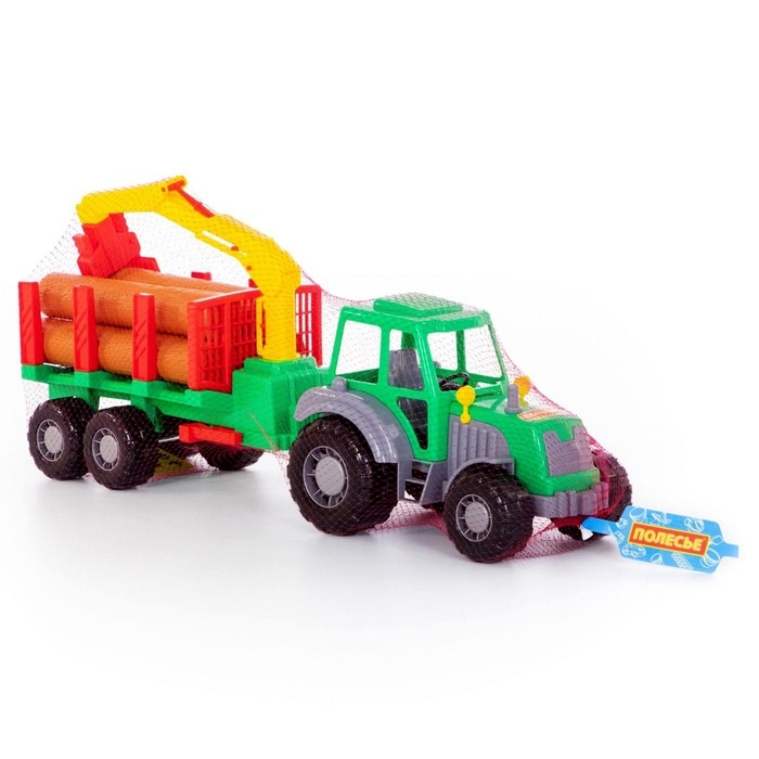 Трактор &laquo;Алтай&raquo; с полуприцепом-лесовозом