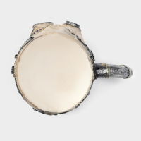 Кружка &laquo;Череп&raquo;, 400 мл, цвет бежевый