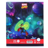 Набор тетрадей 10 штук, 24 листа в линейку, обложка мелованный картон, Мстители