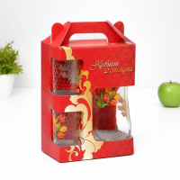 Набор питьевой &laquo;Букеты&raquo;, 3 предмета: кувшин 1,7 л, стаканы 230 мл, 2 шт, рисунок МИКС