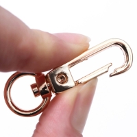 Карабин металлический, 45 × 16 мм / 10 × 2,2 мм, 5 шт, цвет золотой Карабин металлический, 45 × 16 мм / 10 × 2,2 мм, 5 шт, цвет золотой