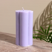 Свеча "Цветок" 6х6х12 см, соевый воск МИКС Свеча "Цветок" 6х6х12 см, соевый воск МИКС