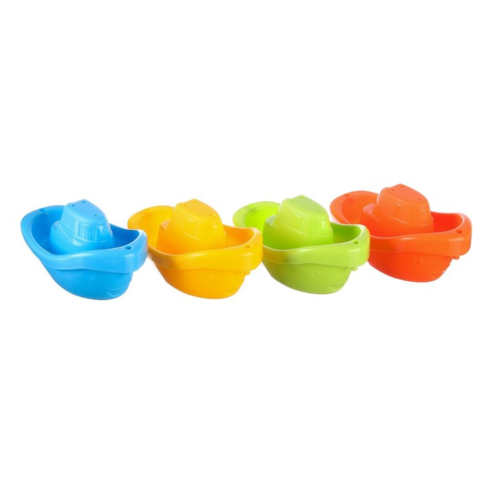 Набор игрушек для ванны &laquo;Лодочки стаканчики&raquo;, 8 шт