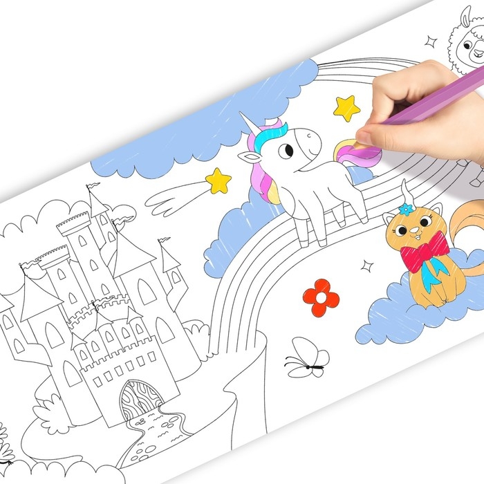 Раскраска-рулон &laquo;Волшебный мир&raquo;