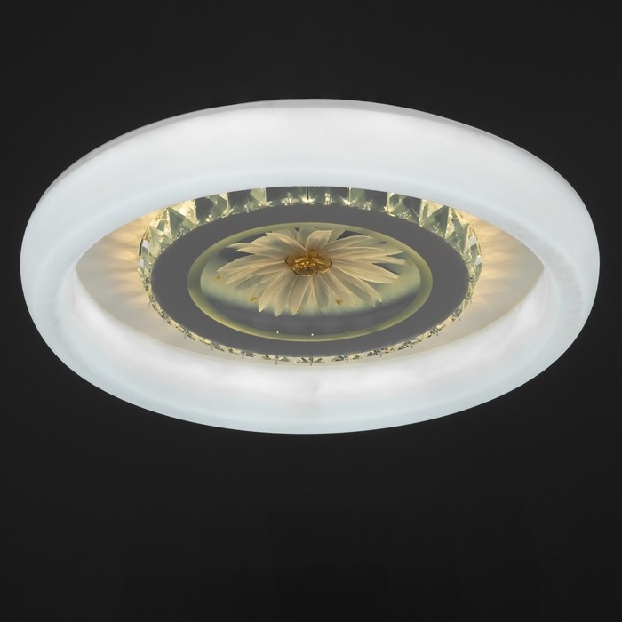 Люстра с ПДУ "Астра" LED 120Вт 3000-6000К белый 50х50х9 см