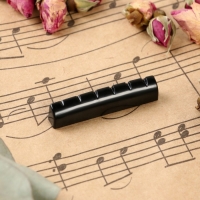 Набор верхних порожков для гитары Music life, 6 штук, 4,2х1х0,6см, черный Набор верхних порожков для гитары Music life, 6 штук, 4,2х1х0,6см, черный