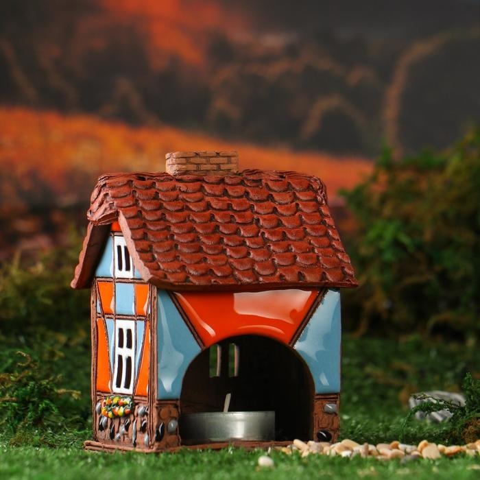 Аромалампа Домик &laquo;Лайма&raquo;, ручная работа, микс, 12 см