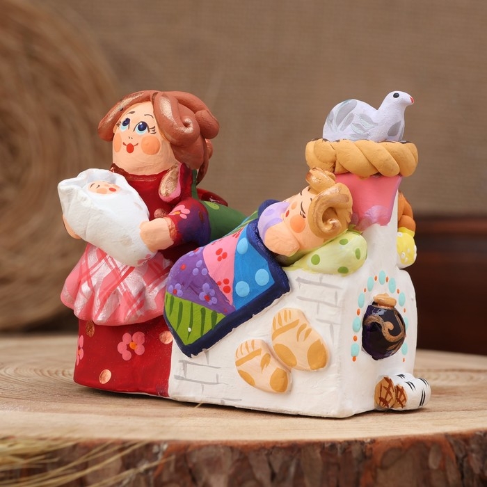 Ковровская игрушка Ковровская игрушка "Печь", перевертыш, керамика