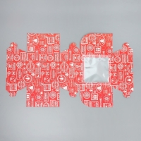 Коробка для капкейков складная с двусторонним нанесением «Новогодня посылка», 16 х 16 х 10 см, Новый год Коробка для капкейков складная с двусторонним нанесением «Новогодня посылка», 16 х 16 х 10 см, Новый год