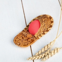 Игольница &laquo;Рябинка&raquo;, 6&times;14 см, береста