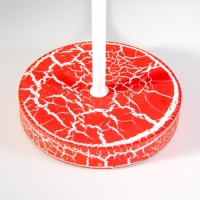 Настольная лампа "Земфира" Е27 40Вт красный 24х24х35 см RISALUX