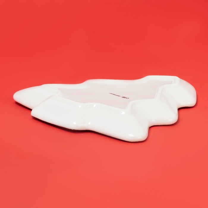 Тарелка новогодняя Доляна «Имбирные человечки», 21×20,2 см Тарелка новогодняя Доляна «Имбирные человечки», 21×20,2 см