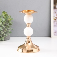 Подсвечник металл на 1 свечу d=5,8 см "Тулуза" 11,5х11,5х20 см Подсвечник металл на 1 свечу d=5,8 см "Тулуза" 11,5х11,5х20 см