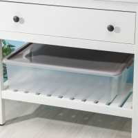 Контейнер для хранения с крышкой Porter, 32 л, 64&times;41,5&times;17,5 см, цвет дымчато-серый