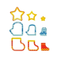 Развивающая игра по методике &laquo;Монтессори.Новогодние фигуры&raquo;