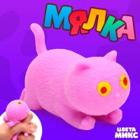Мялка &laquo;Котик&raquo; с пастой, цвета МИКС