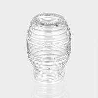 Банка стеклянная для хранения сыпучих продуктов &laquo;Бочонок&raquo;, 100 мл, 5&times;7,8 см, с металлической крышкой