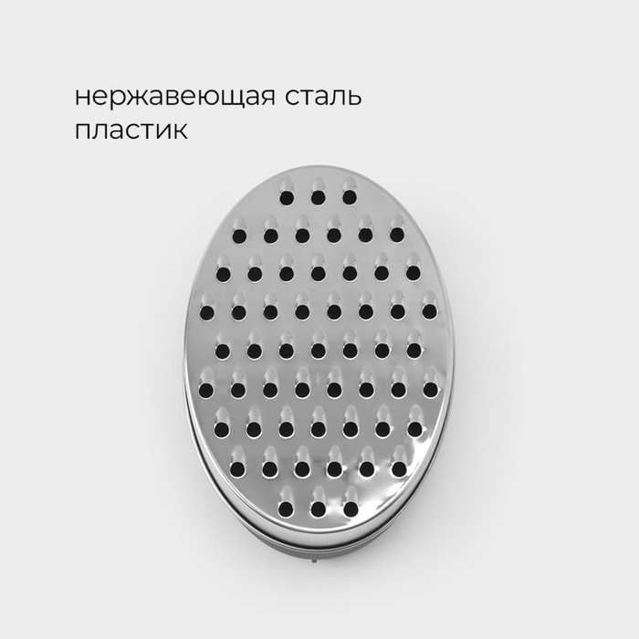 Тёрка с контейнером Magistro Woks, 17&times;12 см, цвет чёрный