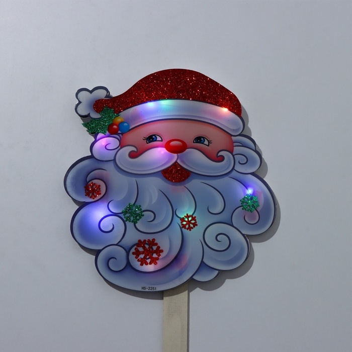 Топпер светящийся Топпер светящийся "Дедушка мороз" 21х73 см