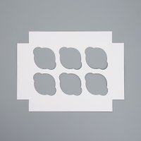 Коробка складная на 6 капкейков с окном &laquo;Яркого Нового года&raquo;, 25 х 17 х 10 см, Новый год